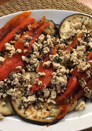 Foto di Insalata di verdure con tofu marinato