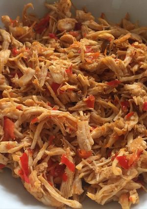 Foto resep Ayam suwir pedas