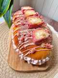 Coca de Sant Joan Estilo Brioche de Pantera Rosa en Airfryer