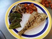 Una foto de gallo a la plancha