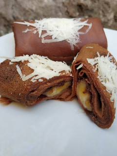 Foto resep Pancake Pisang Coklat