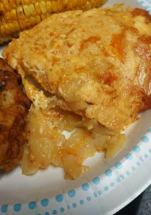 A picture of Potatoes Au Gratin Batch 8.