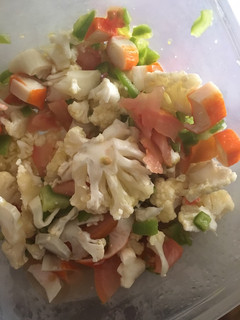 Una foto de Ensalada de coliflor
