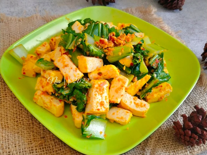Easy Steps Make Recipes 3. Pokcoy Tahu Saos Tiram Pedas the  Makes Drooling Delicious.
