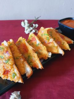 सूजी ब्रेड़ टोस्ट(suji bread Toast recipe in hindi) रेसिपी मुख्य फोटो