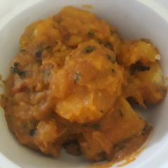 Yam and sweet potatoes porriage A picture of Yam and sweet potatoes porriage.