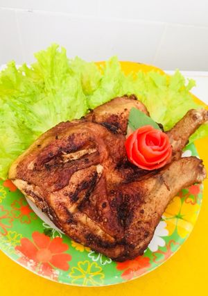 Hình của món Gà chiên mặn 😋.