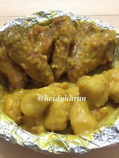 Foto resep Chicken Wings & Chicken Poppers with Honey Mustard Sauce