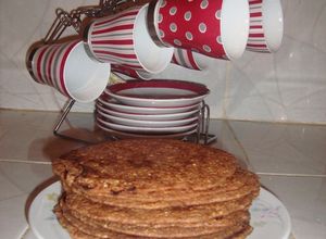 Una foto de Hot cakes de avena