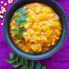 A picture of Lauki Chana Dal.