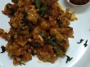 A picture of gobhi manchurian