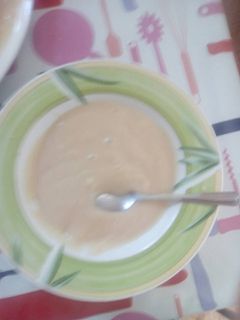 Una foto de Crema de pescado