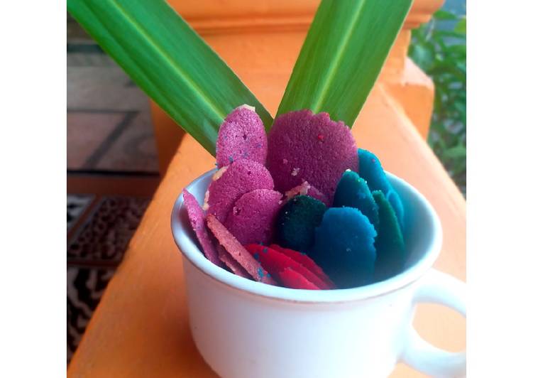 Resep Lidah kucing rainbow, Sempurna