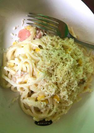 Foto resep Creamy Spaghetti Yummy