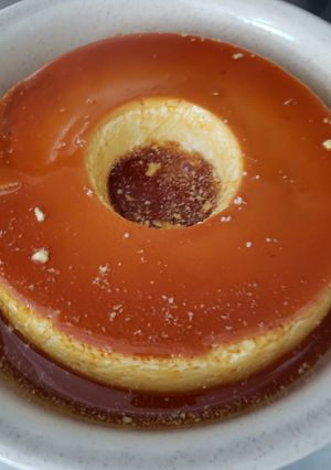 Una foto de Flan Casero