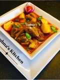 Lamb meat and turnip curry: (Shaljam gosht)