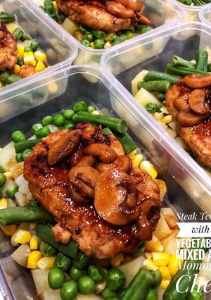 Foto resep Healthy Grilled Steak Tempe with Homemade BBQ sauce