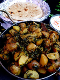 मेथी आलू (methi aloo recipe in Hindi) रेसिपी मुख्य फोटो