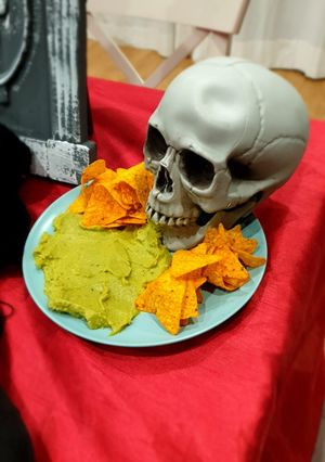 Una foto de Calavera vomito