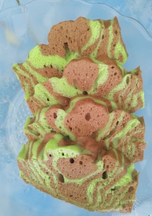 Foto resep Bolu zebra kukus susu no mixer