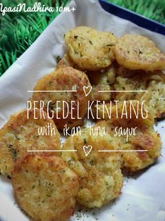 Foto resep "Pergedel Kentang With Ikan Tuna Sayur" Mpasi 10m +