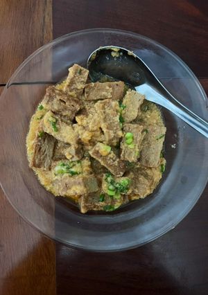 Hình của món Chả cá xốt trứng.