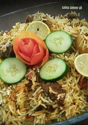 A picture of Chatpati beef biryani #kobabandcookpad #cookpadapp.
