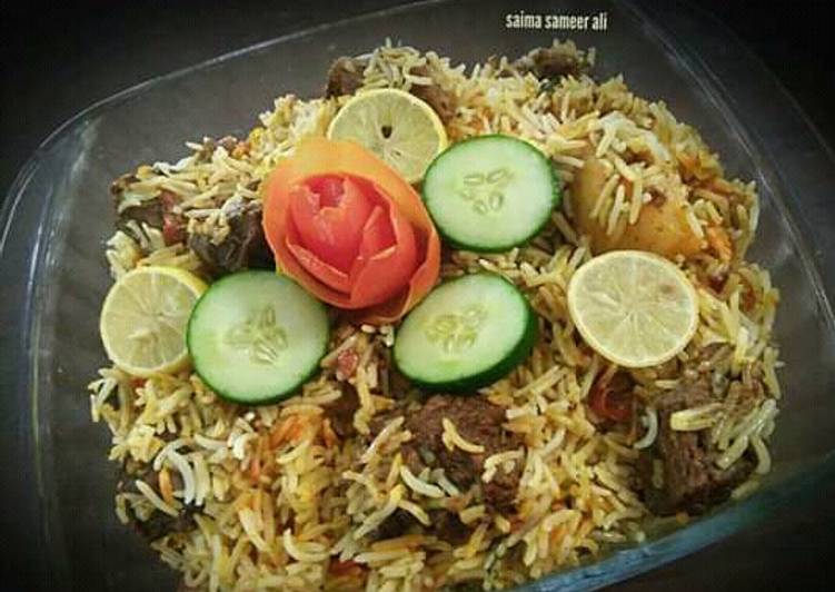 Easiest Way to Make Quick Chatpati beef biryani #kobabandcookpad #cookpadapp