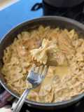 باستا الدجاج بالكريمة والمشروم 🍄‍🟫🍝🧄