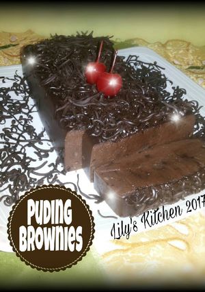 Foto resep Puding Brownies