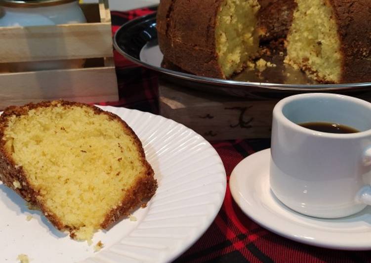 Bolo de fubá super fofo