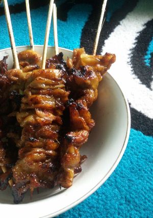 Foto resep Sate kulit debm frenlie