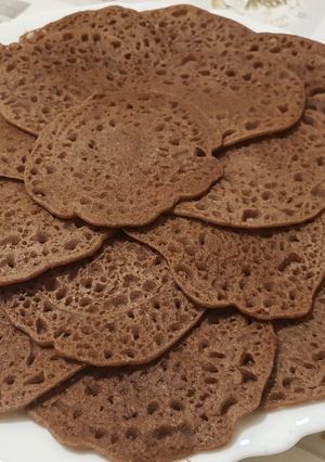 Csokis mini palacsinták (glutén-, laktóz-, tojásfehérjementes) recept fotója