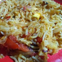 A picture of Paneer tawa pullav.