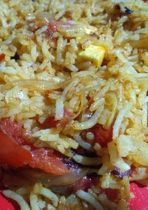 A picture of Paneer tawa pullav.