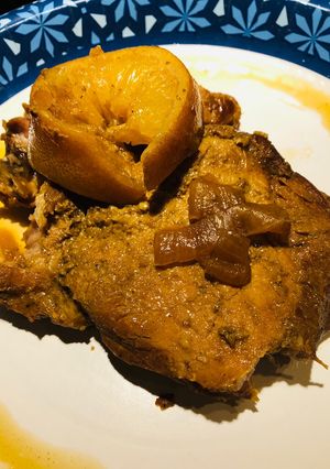 A picture of Crockpot Sweet Orange 🍊 Pork Chops.