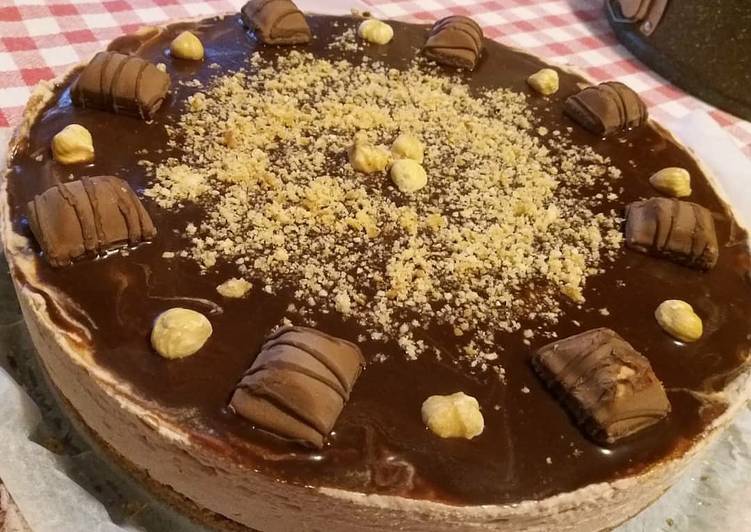 Cheesecake al Kinder Bueno