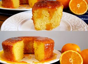 Foto de Bolo de Laranja com Calda