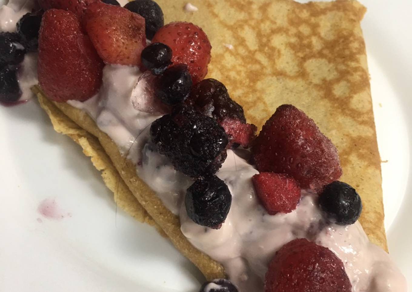 Crepas de harina integral