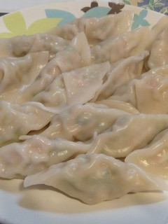 A picture of Pork and Napa Cabbage Dumplings.