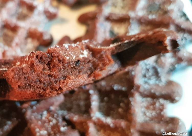 Le secret pour faire des recettes Gaufres brownies spécial