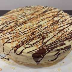Foto principal de Tarta kit-kat con obleas muy fácil y rápida