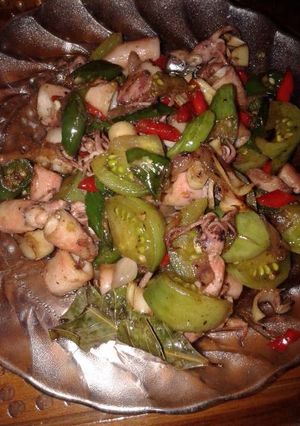 Foto resep Cumi asin cabe ijo