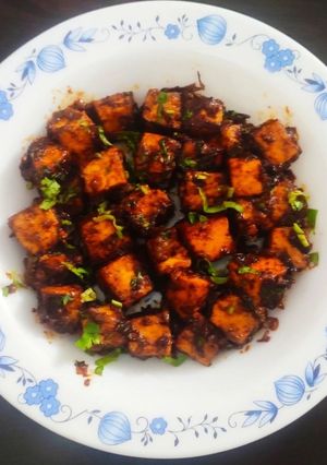 A picture of Crispy paneer bites.