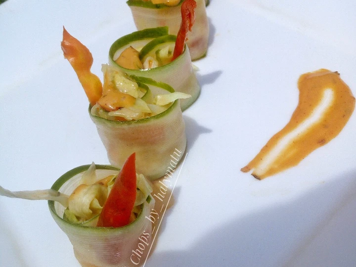 Easy Steps Prepare Recipes Cucumber rolls the So Delicious Can Pamper Your Tongue.