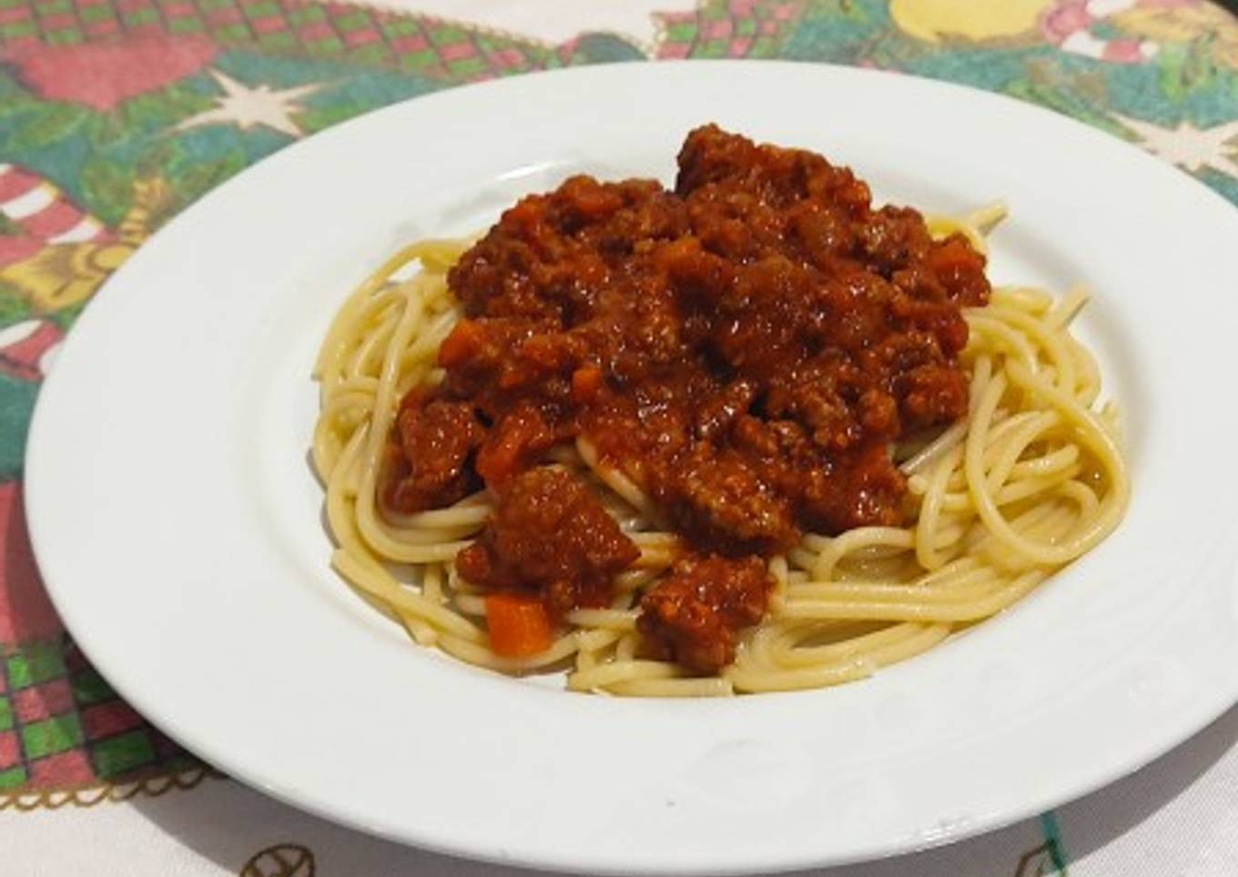 Spaghetti a la boloñesa