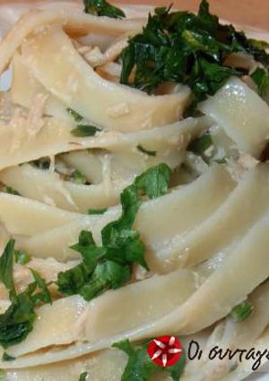 Φωτογραφία της συνταγής Spaghetti με καπνιστό τόνο και λεμόνι