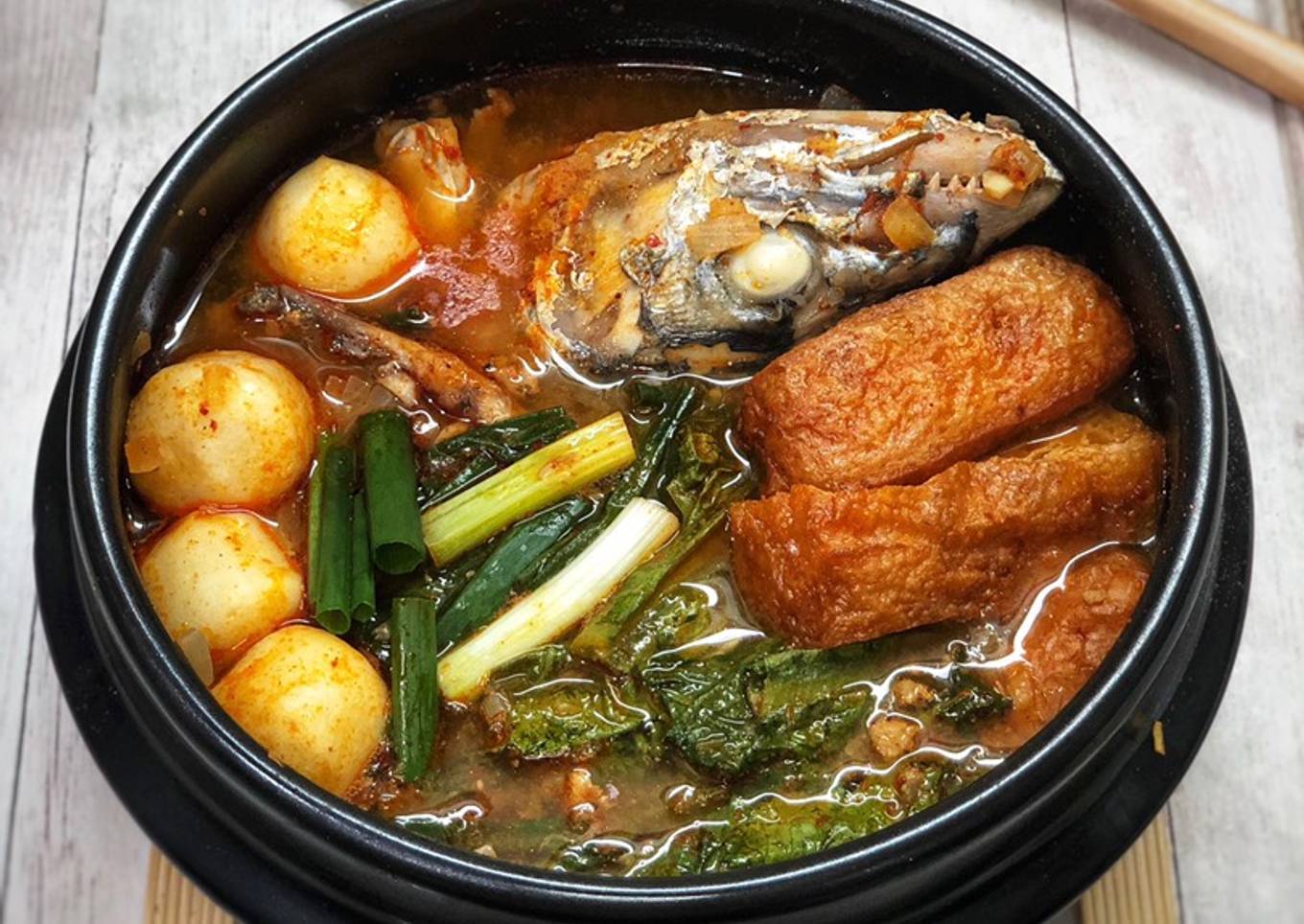 Sup ikan pedas ala korea