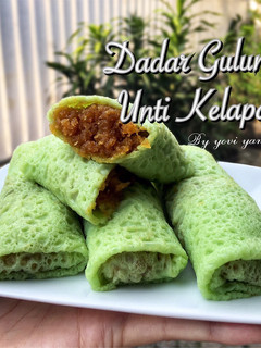 Foto resep Dadar gulung unti kelapa
