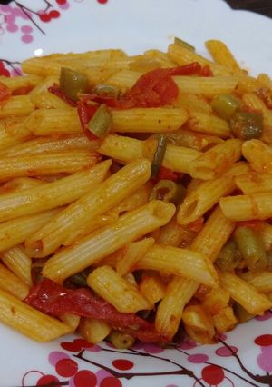 عکسی از دستور ماکارانی بدون سویا